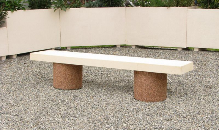 Banquette béton Luna